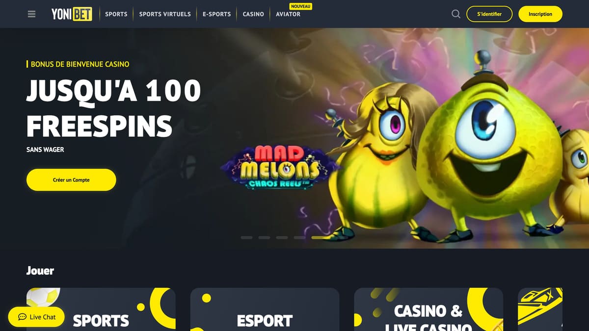 Visuel 5 Yonibet Casino