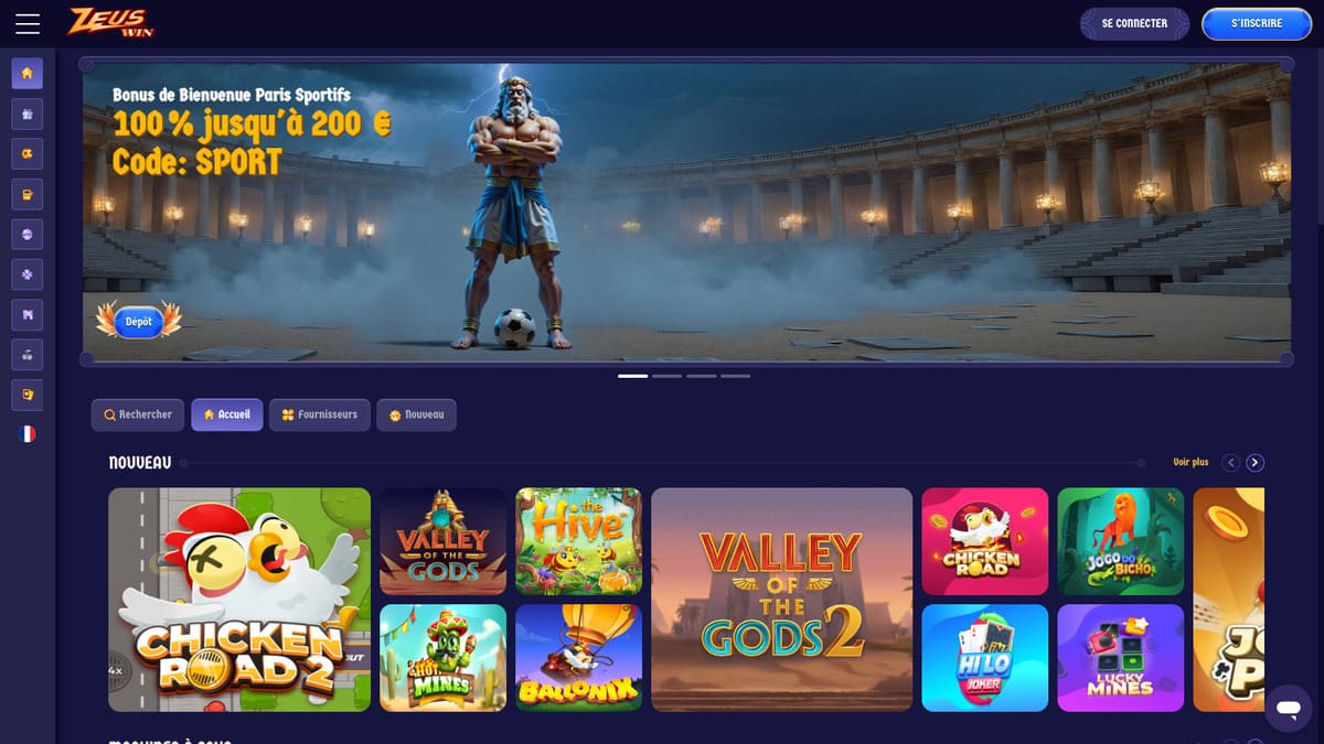 Visuel 7 ZeusWin Casino